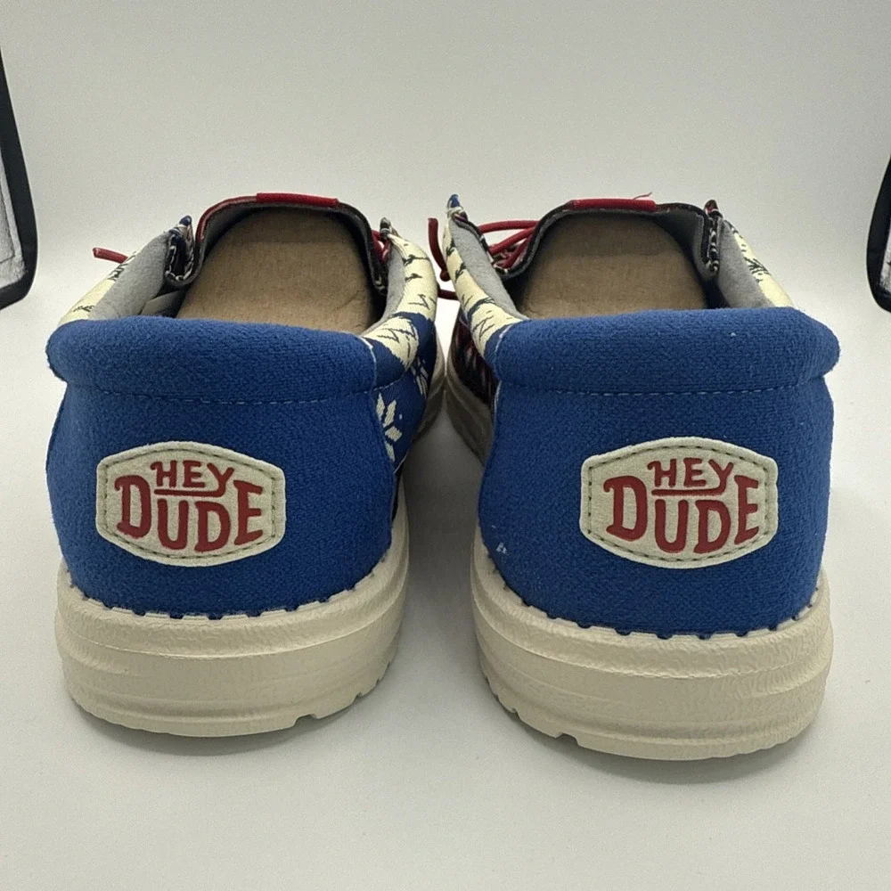 Hey Dude Wally Holiday Cheers - Holiday‎ White/Multi Sz Mens 13
